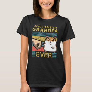 Camiseta Melhor Vovô De Hamster Alguma Vez Pai De Hammy Pap