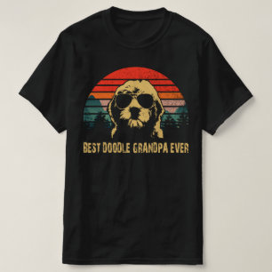 Camiseta melhor vovô de rabo de ouro de sempre