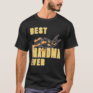 Camiseta Melhor Vovó Doberman Nunca