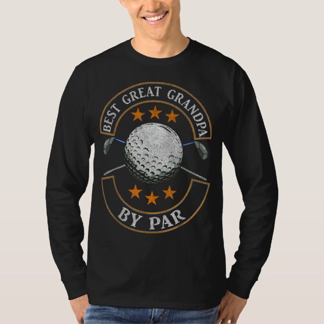 Camiseta Melhor Vovô Excelente De Par Golf Pover Esporte Pa (Frente)