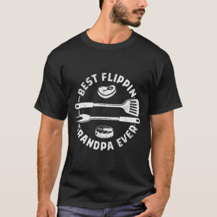 Camiseta Melhor Vovô Incêndio Churrasco Engraçado Griling S