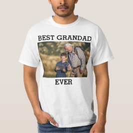 Camiseta Melhor Vovô Já Criou Foto Personalizada
