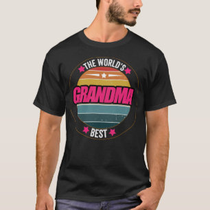 Camiseta melhor vovó retro rodeo amadeus