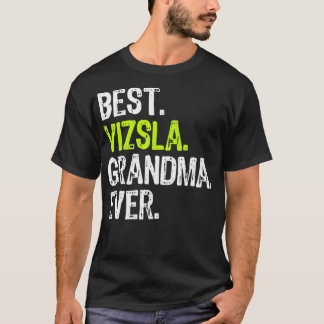 Camiseta Melhor Vovó Vizsla, Sobrevoada