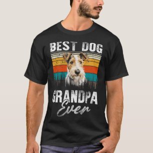 Camiseta Melhor Vovô Wire Fox Terrier de Todos os Tempos Am