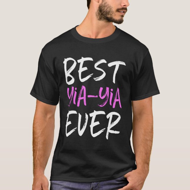 Camiseta Melhor Yia-Yia Ever Family Yiayia (Frente)