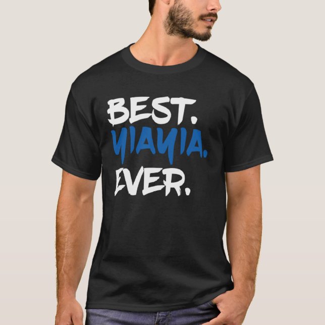 Camiseta Melhor Yiayia Alguma Vez Avó Grega (Frente)