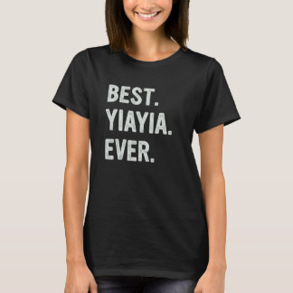 Camiseta Melhor Yiayia de Sempre Avó Família