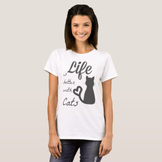 Camiseta melhore com gatos