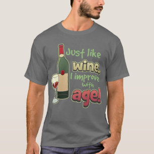 Camiseta Melhore com o t-shirt da obscuridade da idade