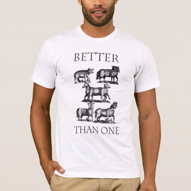 Camiseta Melhore do que um (Frente)