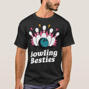 Camiseta Melhores Amigas de Boliche Para Entusiastas de Bol