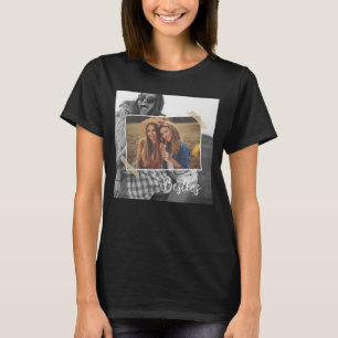 Camiseta Melhores Amigas Foto Antiga Aniversário da Melhor