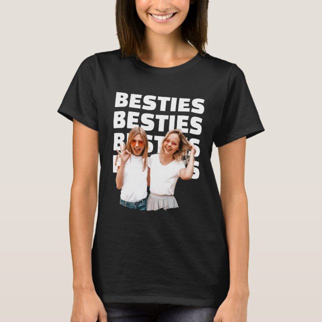 Camiseta Melhores Amigas Foto Personalizada Presente da Mel (Frente)