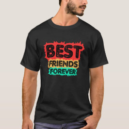 CAMISETA MELHORES AMIGAS PARA SEMPRE AMIGAS RETRÔ, AMIZADE