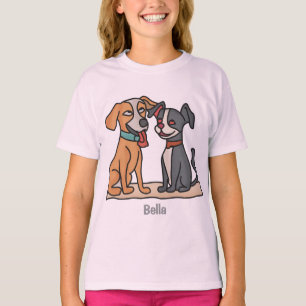 Camiseta Melhores Amigos Adoráveis: Momentos Cachorosos e B