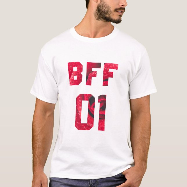 Camiseta Melhores amigos da Flor para 3 - BFF 01 (Frente)
