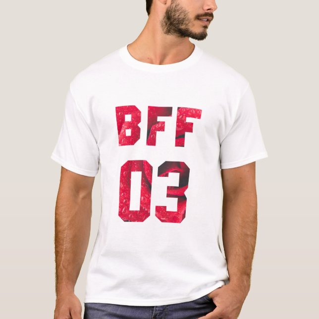 Camiseta Melhores amigos da Flor para 3 - BFF 03 (Frente)