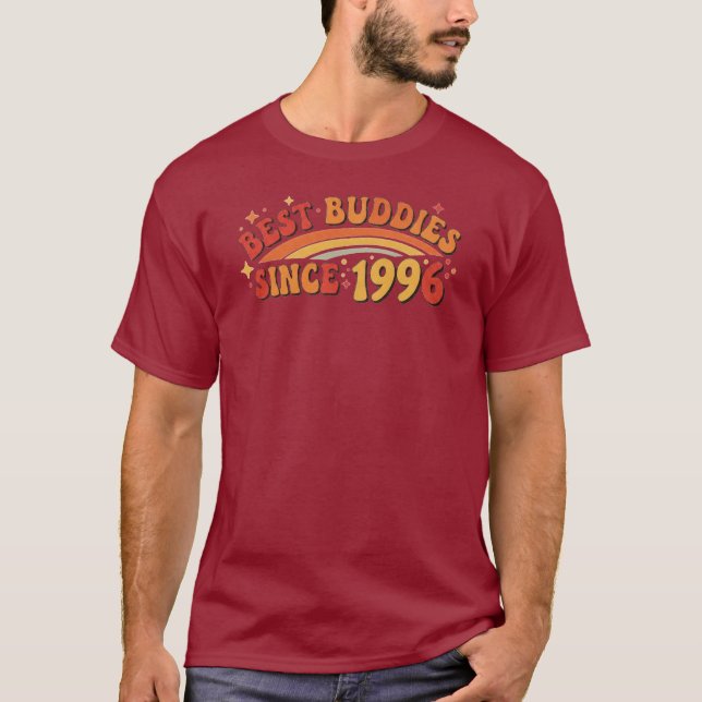 Camiseta Melhores Amigos Desde 1996 (Frente)