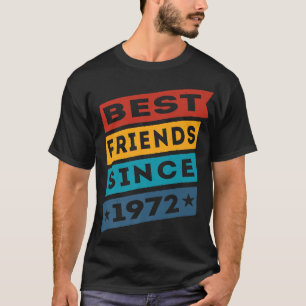 Camiseta Melhores Amigos Desde Besties 1972 BFF