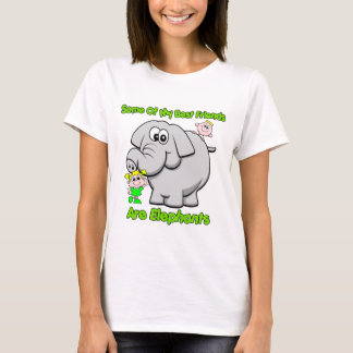 Camiseta Melhores amigos do elefante