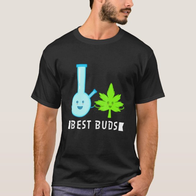 Camiseta Melhores amigos erva 2 (Frente)
