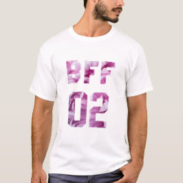 Camiseta Melhores amigos Flor para 3 - BFF 02