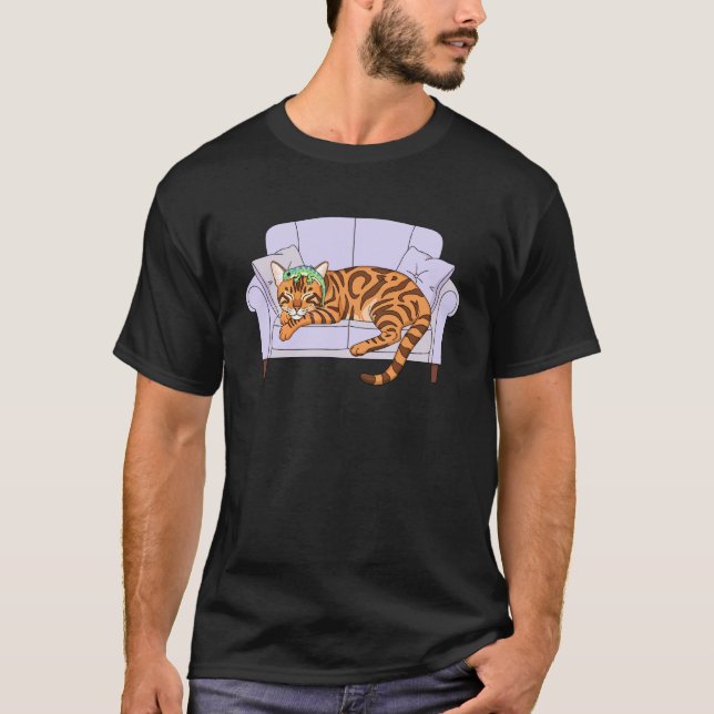 Camiseta Melhores Amigos Gato e Gecko (Frente)