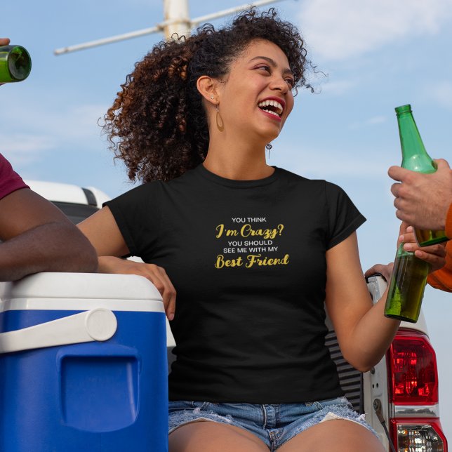 Camiseta Melhores Amigos Loucos (Criador carregado)