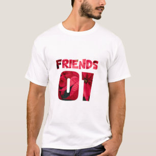 Camiseta Melhores Amigos para 3 - amigos