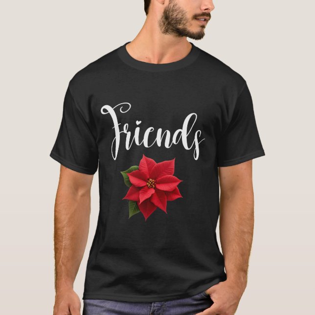Camiseta Melhores amigos para 3 - amigos (Frente)