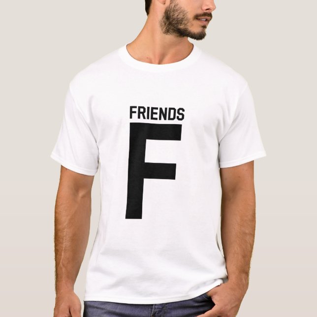 Camiseta Melhores Amigos para 3 - amigos (Frente)