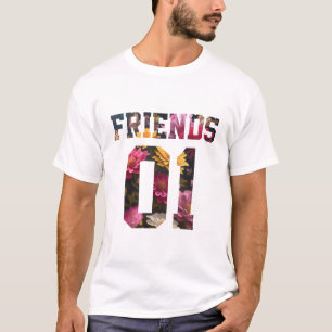 Camiseta Melhores Amigos para 3 - amigos