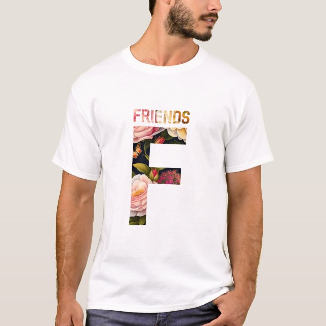 Camiseta Melhores Amigos para 3 - Amigos (Frente)