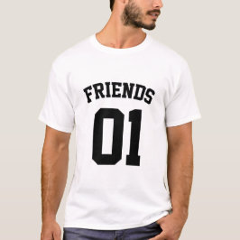 Camiseta Melhores Amigos para 3 - Amigos 01