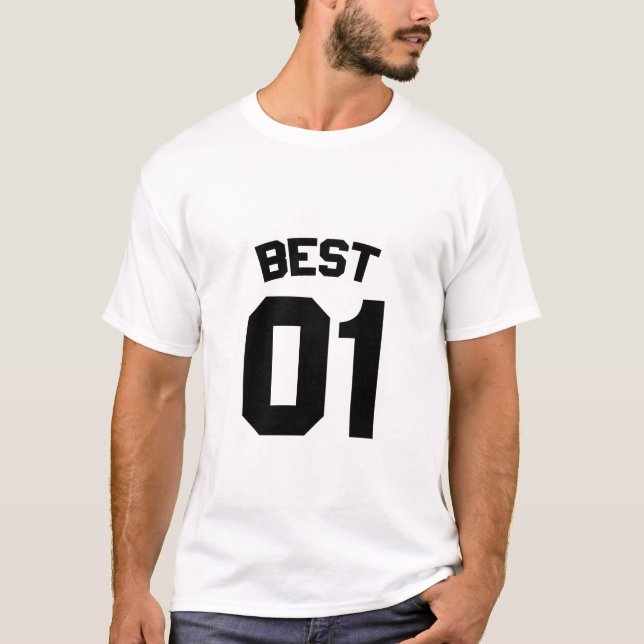 Camiseta Melhores Amigos Para 3 - Melhores 01 (Frente)