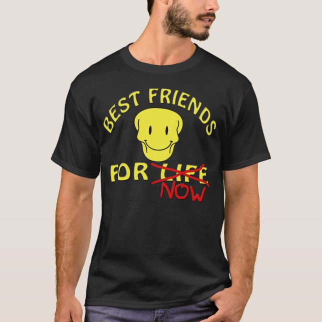 Camiseta Melhores amigos para a vida (Frente)