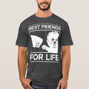 Camiseta Melhores Amigos Para A Vida Bichon Frise Propriet