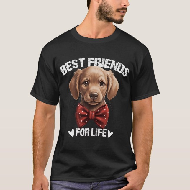 Camiseta Melhores Amigos para a Vida Engraçada (Frente)