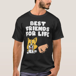 Camiseta Melhores Amigos Para A Vida Proprietário De Cachor