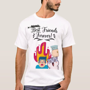 Camiseta Melhores Amigos para Sempre - Bela Cota de Amizade