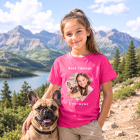 Melhores Amigos para Sempre Cachorro Foto Rosa Men