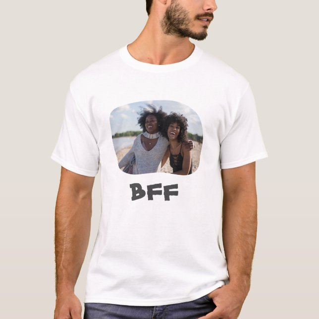 Camiseta Melhores Amigos para sempre carregam nossa pic hor (Frente)