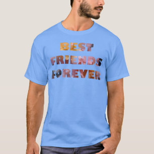 Camiseta MELHORES AMIGOS PARA SEMPRE engraçado