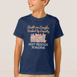 CAMISETA MELHORES AMIGOS PARA SEMPRE, GATO ENGRAÇADO, DIA D