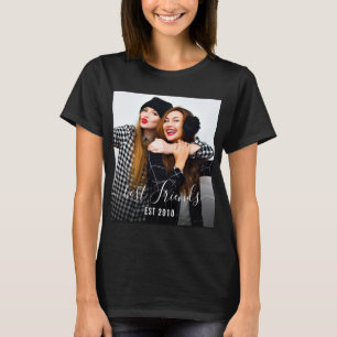 Camiseta MELHORES AMIGOS   Sobreposição de caracteres de sc