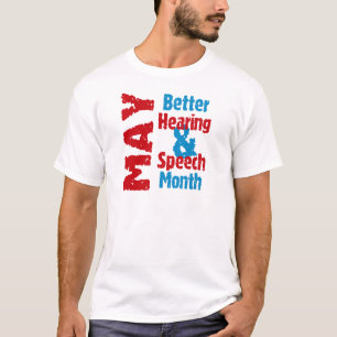 Camiseta Melhores audição & mês do discurso