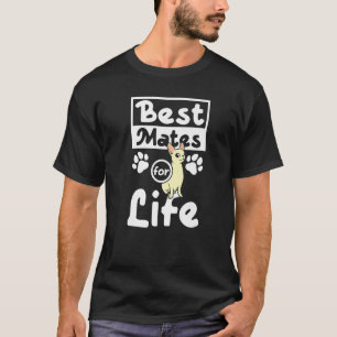 Camiseta Melhores companheiros para a vida do cão chihuahua