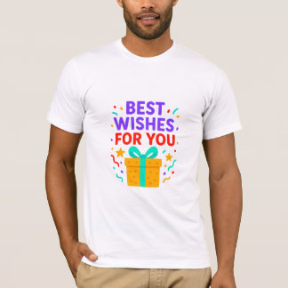 Camiseta Melhores Desejos para Vocês Crianças Caixa de Pres