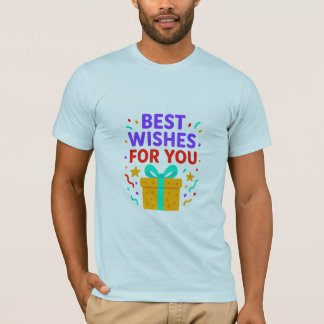 Camiseta Melhores Desejos para Vocês Crianças Caixa de Pres